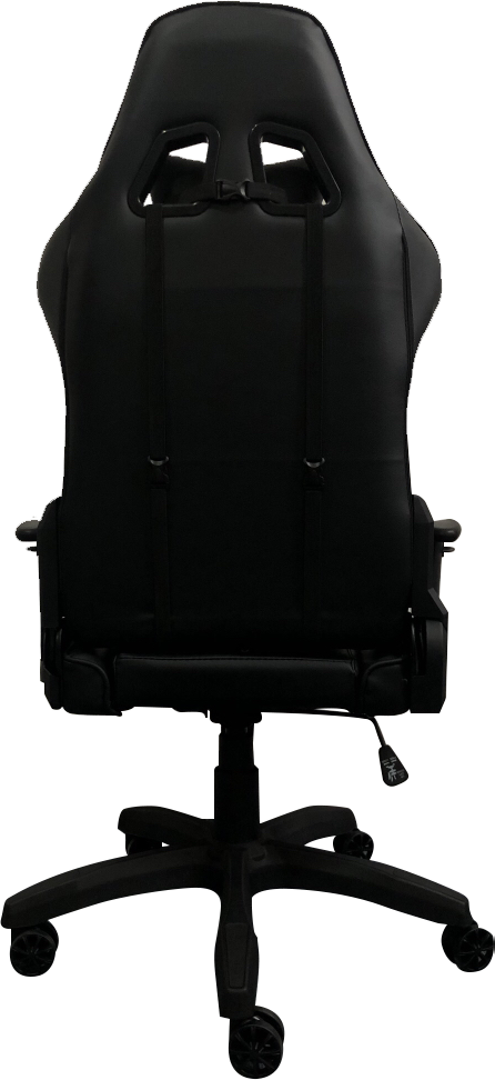 Silla Gamer Reclinable Ergonómica Negra con Reposapiés