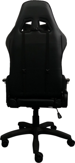 Silla Gamer Reclinable Ergonómica Negra con Reposapiés