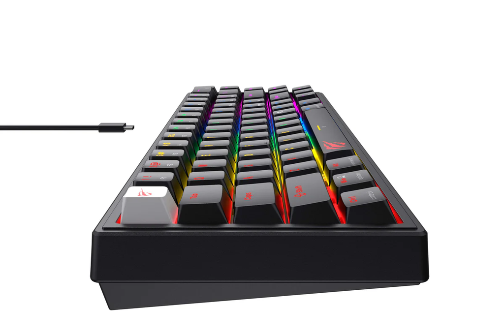 Teclado Mecánico Gamer Negro Compacto 67 Teclas