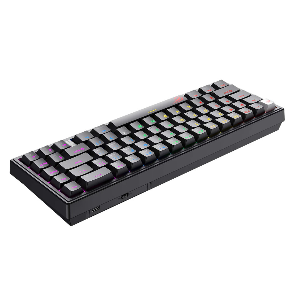 Teclado Mecánico Gamer Negro Compacto 67 Teclas