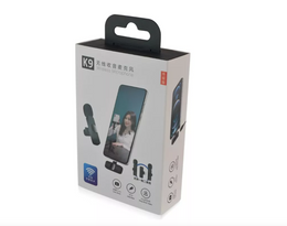 Mini Micrófono Inalámbrico K9 para Celular y Creadores de Contenido