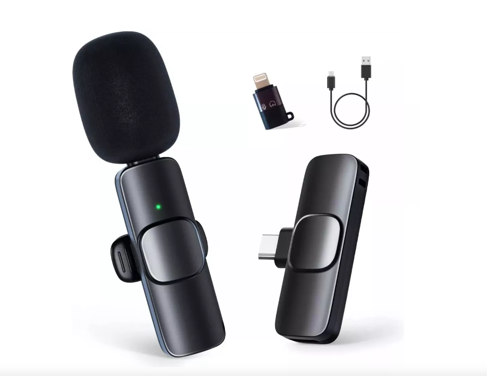 Mini Micrófono Inalámbrico K9 para Celular y Creadores de Contenido