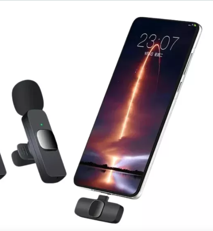 Mini Micrófono Inalámbrico K9 para Celular y Creadores de Contenido