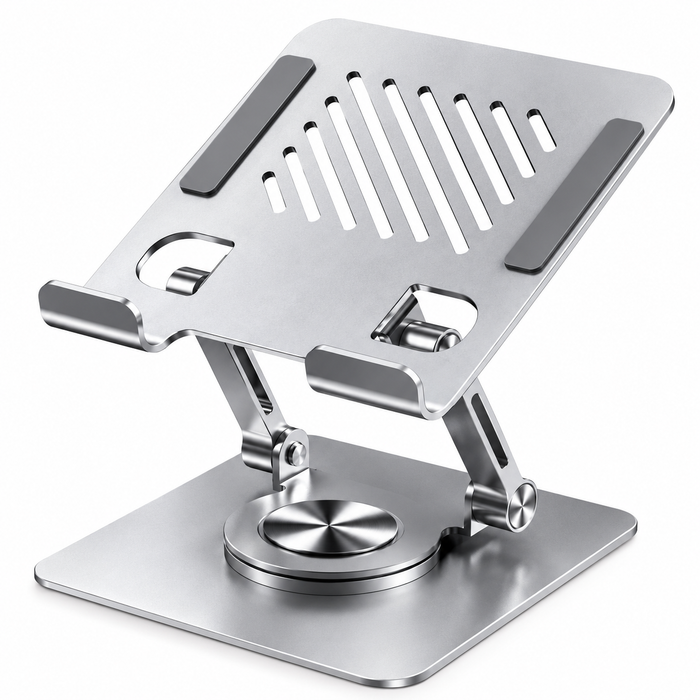 Soporte de Aluminio con Rotación 360 para Tablet e iPad