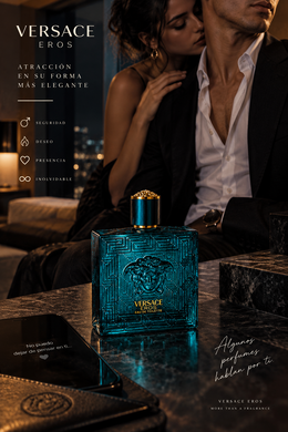 Versace Eros Eau de Toilette 100ml – Perfume Masculino Original