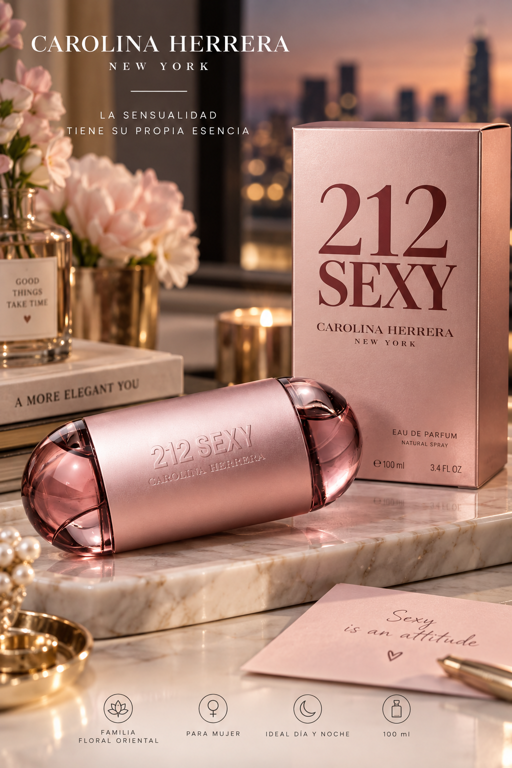 Carolina Herrera 212 Sexy Women EDP 100ml – Perfume Femenino