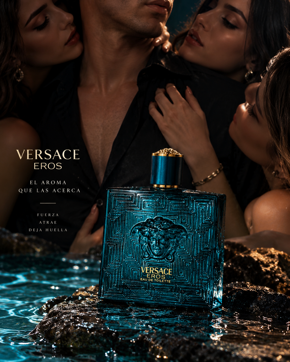 Versace Eros Eau de Toilette 100ml – Perfume Masculino Original