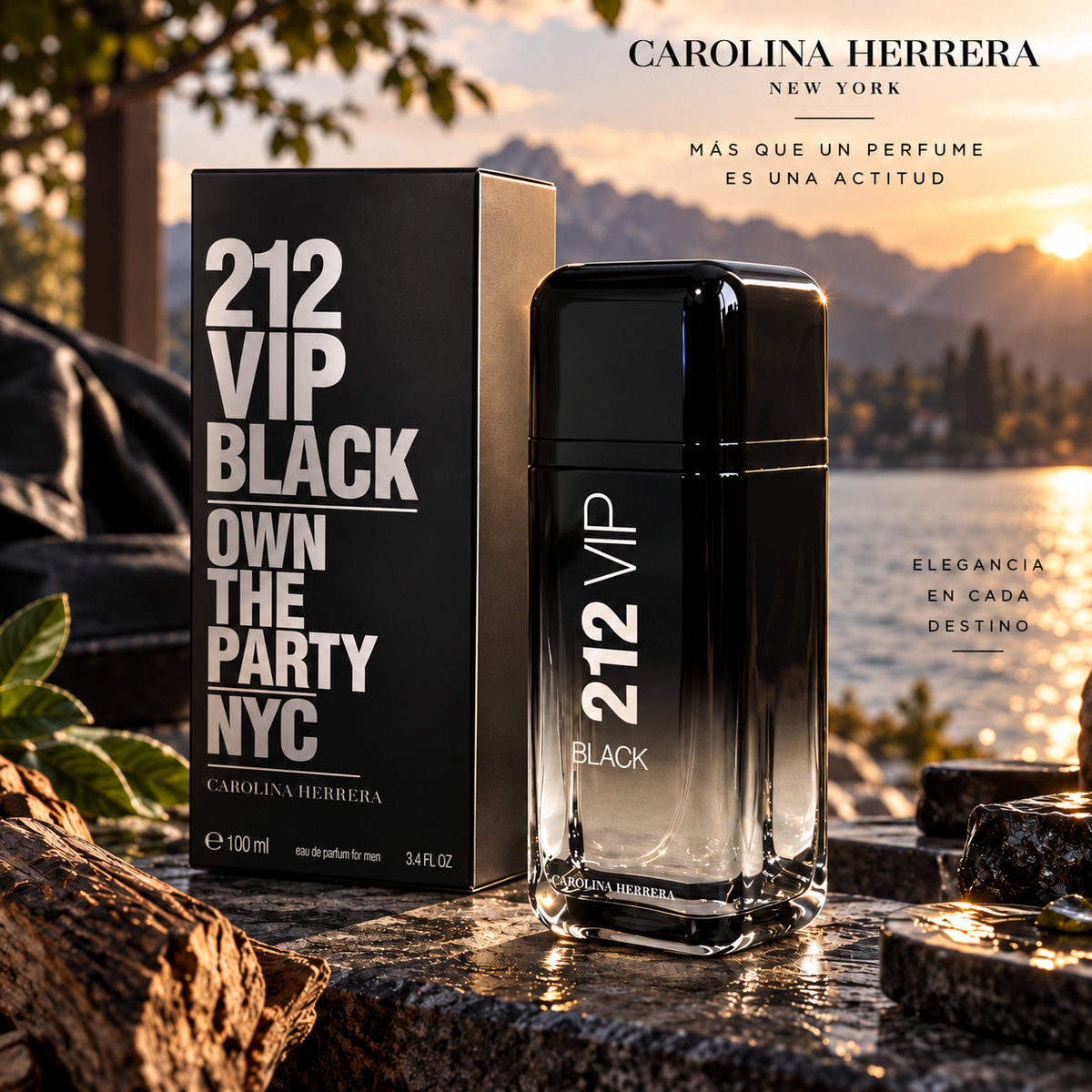 Carolina Herrera 212 VIP Black EDT 100ml